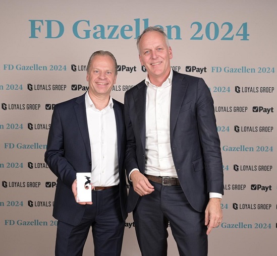 Bas en Sander at the FD Gazellen award 2024