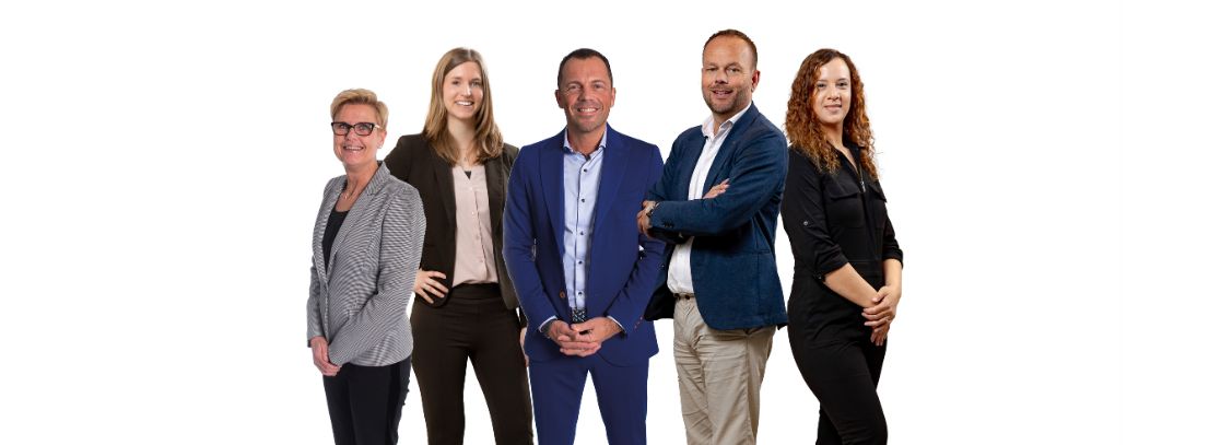 Verkoopmakelaars Van der Linden Lelystad - teamfoto