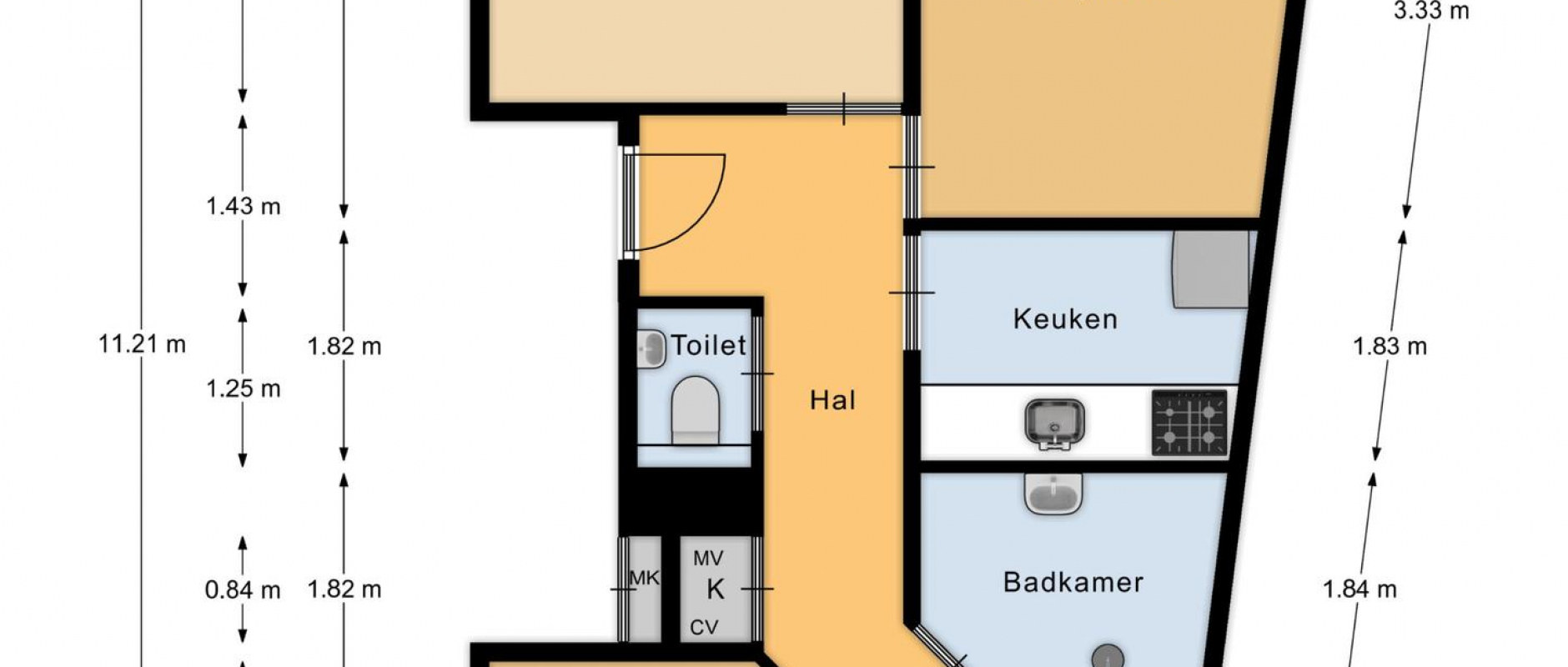 Woning te koop aan de Nieuwe Nieuwstraat 39 te Amsterdam